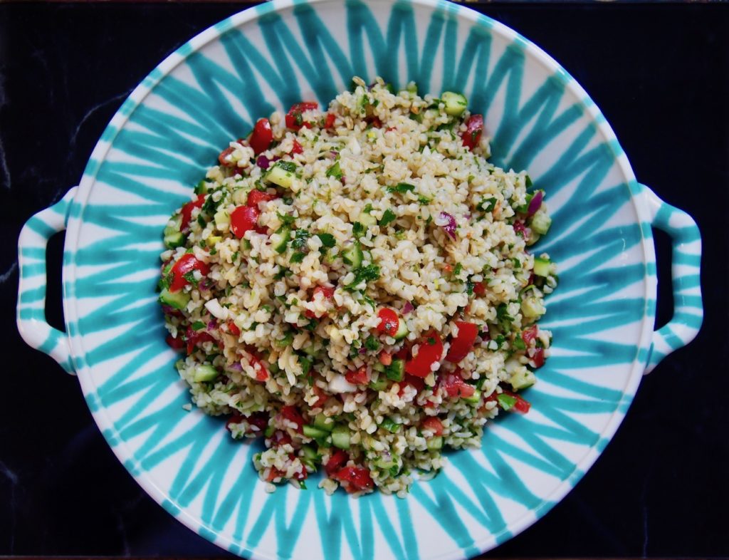 Tabouleh von oben