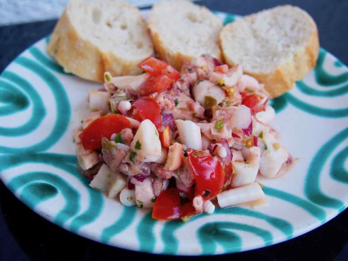 Oktopus-Salat