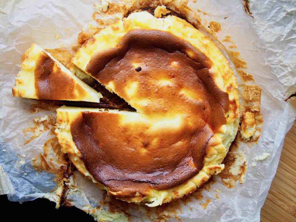 "verbrannter" Baskischer Cheesecake