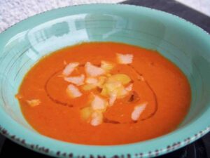 Tomatensuppe aus dem Ofen