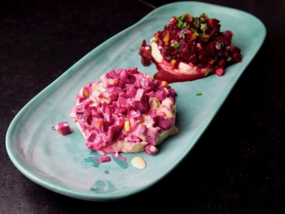 Rote Rüben Tatar - Nudel und Strudel